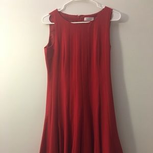 Red Calvin Klein Dress